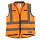 Milwaukee láthatósági mellény Prémium narancssárga L/XL
