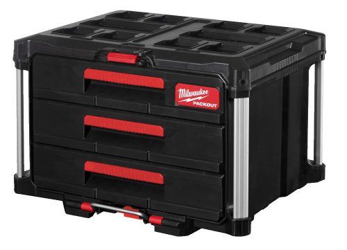 Milwaukee PACKOUT szerszámdoboz 3 fiókos
