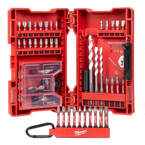 Milwaukee bit klt shockwave 54 db-os + karabíneres bit klt.