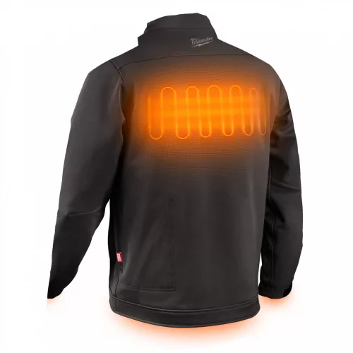 Milwaukee fűthető kabát Black M12 HJBL5-201-XL (12V2Ah akku+töltővel)