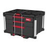 Milwaukee PACKOUT tároló láda 2+1 fiókos