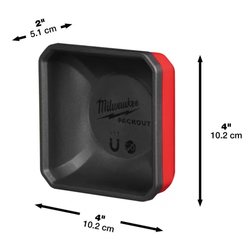 Milwaukee PACKOUT mágneses tároló 10x10 cm
