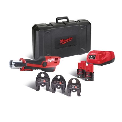 Milwaukee akkus szuperkompakt présgép M12HPT-202C V-SET2