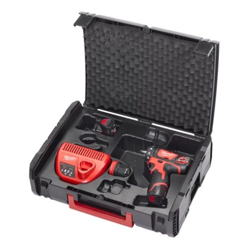 Milwaukee akkus csavarbehajtó levehető tokmányú M12 BDDXKIT-202C