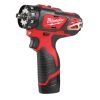 Milwaukee akkus csavarbehajtó levehető tokmányú M12 BDDXKIT-202C