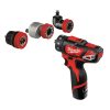 Milwaukee akkus csavarbehajtó levehető tokmányú M12 BDDXKIT-202C