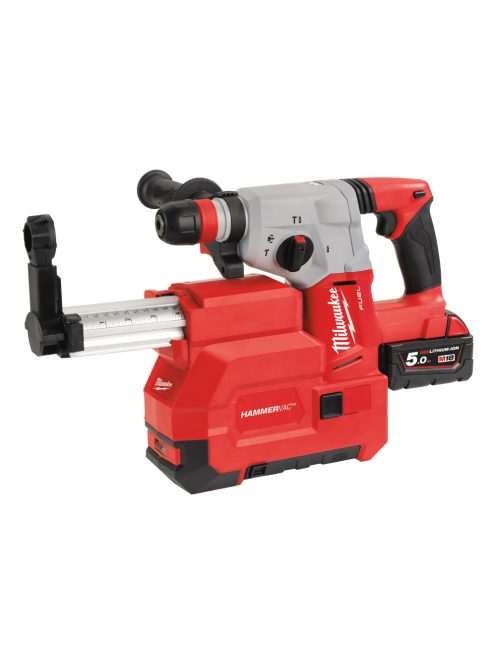 Milwaukee akkus fúrókalapács porelszívóval M18CHXDE-502C+ M18CDE FUEL