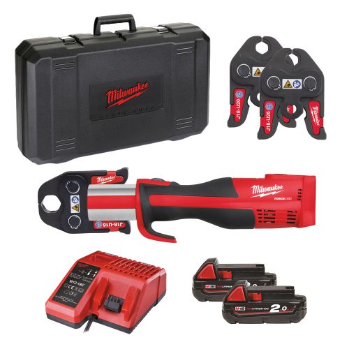 Milwaukee akkus hidraulikus prés FORCE LOGIC M18BLHPT-202C U-SET