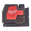 Milwaukee akkus lézeres szintező zöld USB újratölthető L4CLL-301C