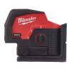 Milwaukee akkus lézeres szintező zöld M12CLLP-0C