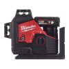 Milwaukee akkus lézer 360° 3 síkú zöld M12 3PL-401C