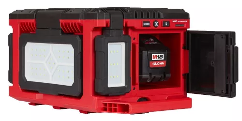 Milwaukee akkus térmegvilágító és töltő PACKOUT kompatibilis M18 POALC-0
