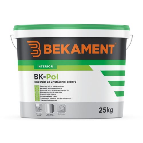 BEKAMENT BK-POL beltéri diszperziós falfesték 15L/25Kg