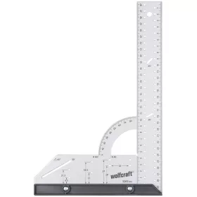 WOLFCRAFT szögvonalzó univerzális L300MM