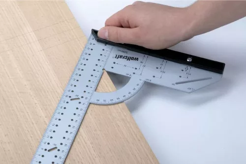 WOLFCRAFT szögvonalzó univerzális L300MM