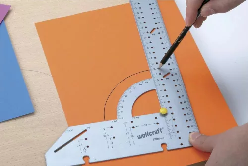 WOLFCRAFT szögvonalzó univerzális L300MM