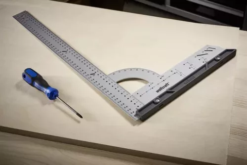 WOLFCRAFT szögvonalzó univerzális L500MM