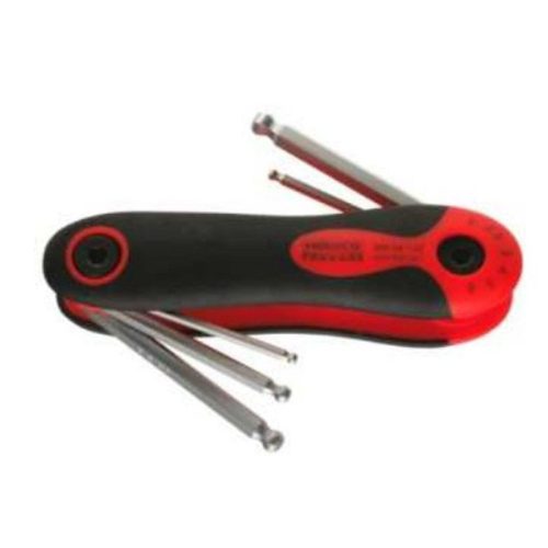 MODECO imbuszkulcs klt összecsukható 2-6 mm gömbvégű 6r. N-54-132