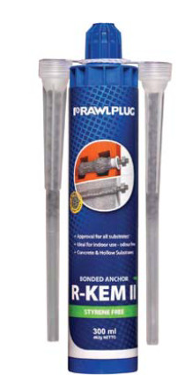 RAWLPLUG R-KEM II 300 betonragasztó 300ml 10db/doboz