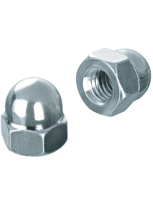 INOX zárt anya A2 rozsdamentes DIN 1587 M  6 (500db/doboz)