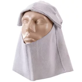 Hegesztő kámzsa fejre és nyakra marhabőrből