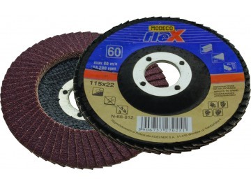 MODECO lamellás csiszoló tányér 125mm P60 N-68-822
