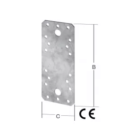 VORMANN perforált lemez nagy lyukkal   96x35x2,5mm