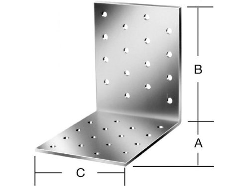 VORMANN derékszög lemez normál 100x100x100x2,5mm