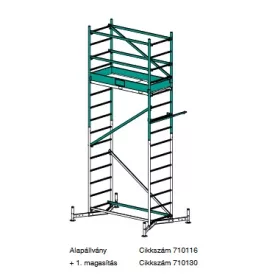 Krause CLIMTEC alumínium állvány: I.magasítás