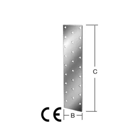 VORMANN perforált lemez 40x120x2mm