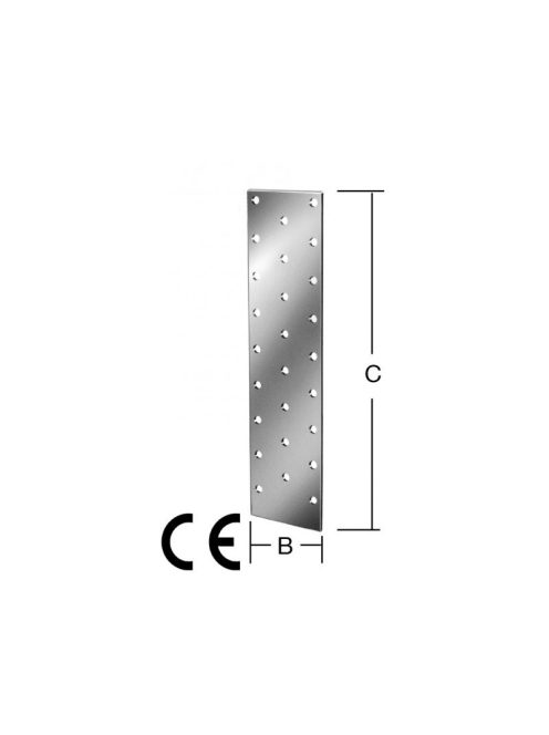 VORMANN perforált lemez 40x120x2mm