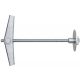 FISCHER billenőhorog egyenes KD4 25db/doboz