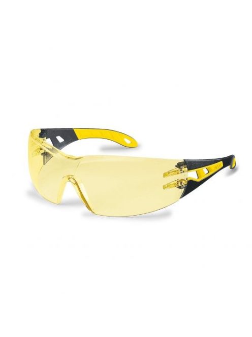 Védőszemüveg UVEX PHEOS fekete/sárga sárga lencse