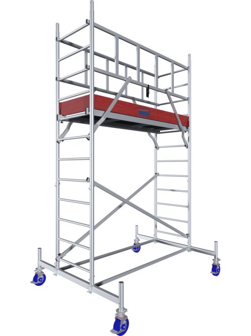 Krause PROTEC alumínium gurulóállvány   4,3m