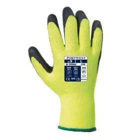 PORTWEST Védőkesztyű  mártott latex téli    M