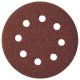 Tépőzáras csisziszolópapír KLINGSPOR 150mm 6lyukú P220