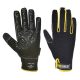 PORTWEST Védőkesztyű Supergrip sárga-fekete 10/XL
