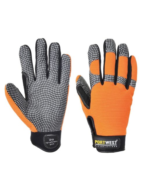 PORTWEST Védőkesztyű Comfort grip narancs XL