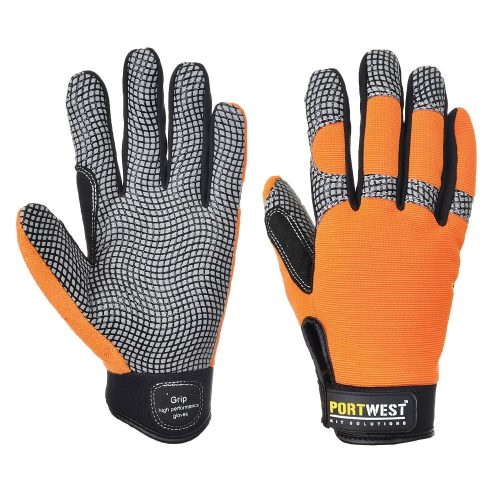 PORTWEST Védőkesztyű Comfort grip narancs  M