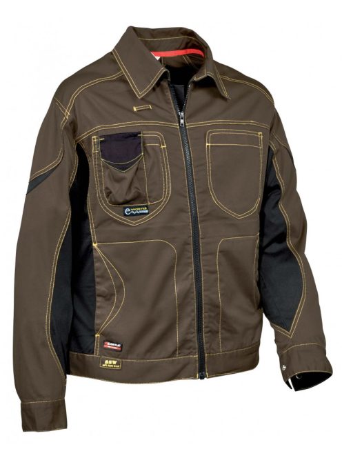 Munkavédelmi kabát COFRA STONE khaki/black 60