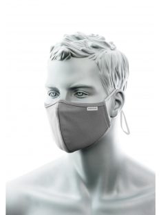   Légzésvédő maszk 3 rétegű anti-mikrobiális CV35 szürke