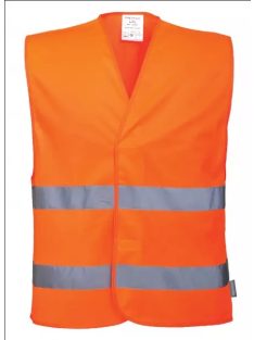 PORTWEST Fluo mellény PW 2 csíkkal EN471 S/M narancs