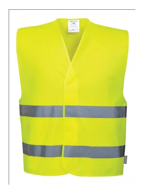 PORTWEST Fluo mellény PW 2 csíkkal EN471 S/M sárga