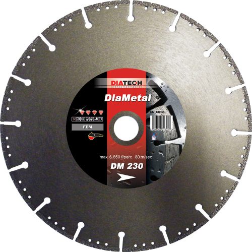 Gyémánttárcsa DIATECH fémvágó DIAMETAL 125x22,2x4
