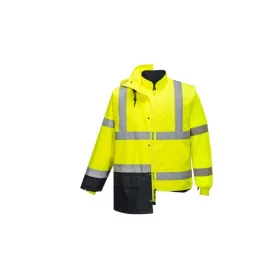   Láthatósági télikabát FAIRBANKS 5in1 Yellow-Navy Prémium 3XL