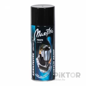MAESTRO spray fekete fényes RAL9005 400ml