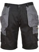 PORTWEST Munkavédelmi rövidnadrág GRANITE fekete/szürke XL
