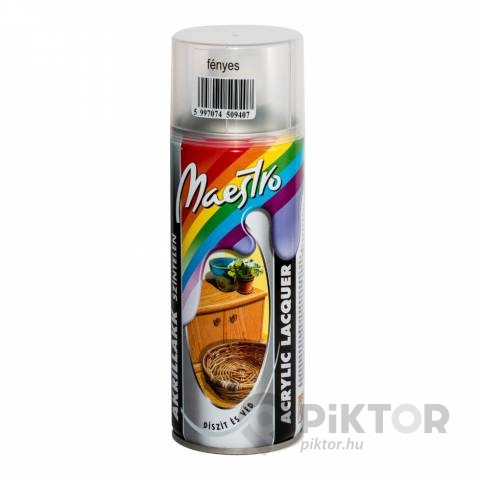 MAESTRO spray akryl lakk fényes 400ml
