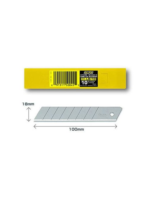 Olfa penge 18 mm sárga dobozban LB-10