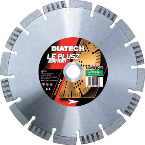 Gyémánttárcsa DIATECH LE PLUSSZ 115x22,2x10